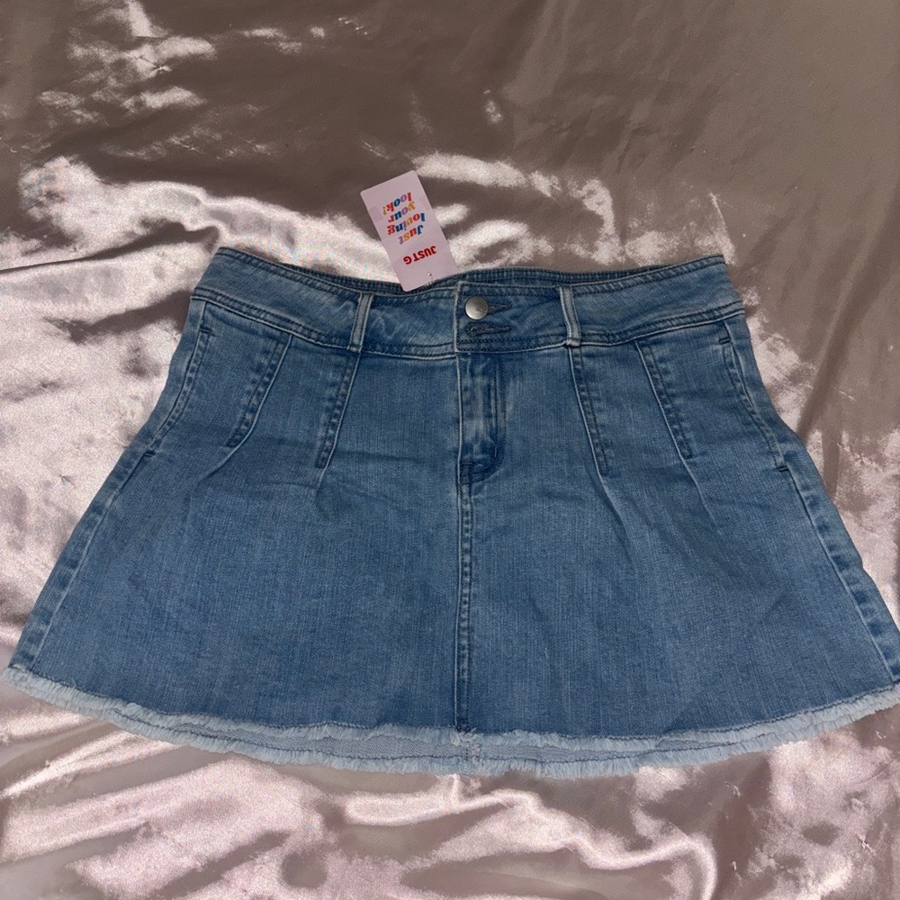 Denim Blue Skirt Just G ⭐️